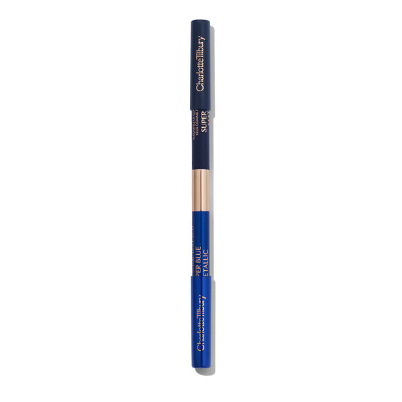 Charlotte Tilbury Hollywood Exagger Eyes Liner Duo (Super Blue Eye Color Magic Liner Duo) 1.0g