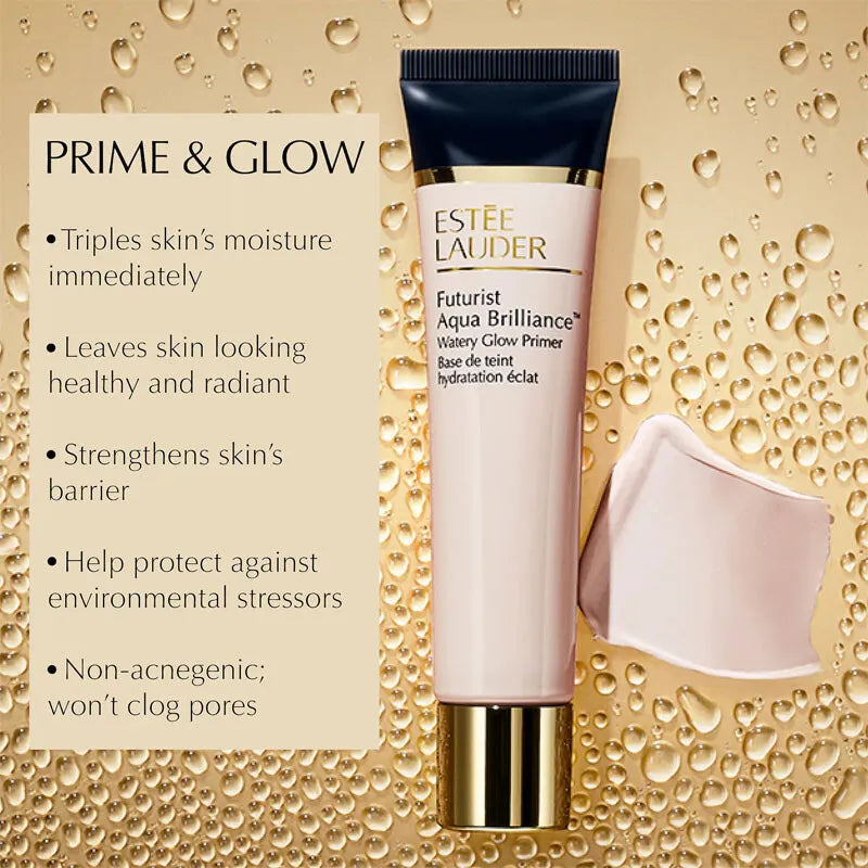 Estee Lauder Futurist Aqua Brilliance Watery Glow Primer 40ml 1.35fl